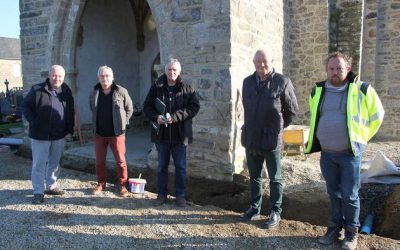 LE DRAINAGE DE NOTRE ÉGLISE EN BONNE VOIE